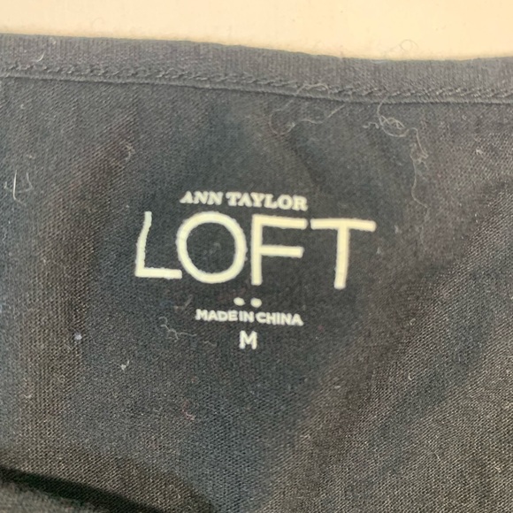 ANN Taylor LOFT Black Blouse - Picture 4 of 4
